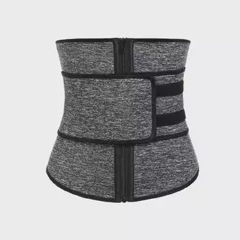 Новый пояс для похудения Snowflake Grey Sweat-Wicking Body Shaping Belt - Sports Waist Trainer XL