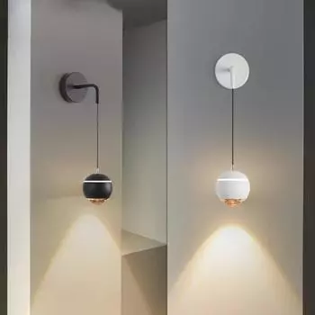 Новый постмодернистский светодиодный подвесной светильник для чтения, кабинета, спальни, кухни в трехцветном исполнении Two color чёрный
