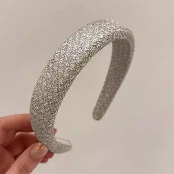 Новый Потрясающий Элегантный и Универсальный Вечерний Головной Убор Королевы Шикарный и Стильный Обруч для Волос Аксессуары для Волос Высокого Класса One Size
