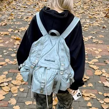 Новый повседневный рюкзак большой емкости нейлоновый легкий рюкзак для коротких поездок школьная сумка для школьников