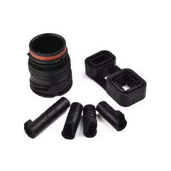 Новый практичный качественный прочный уплотнитель коробки передач черный для 6R60 для пластиковых коробок передач BMW ZF 6HP19 6HP21 1 комплект CHINA