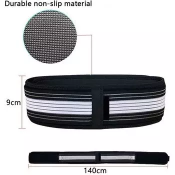 Новый Премиум Пояс Облегчает Боль в Спине и Ишиас Пояс для Поддержки Таза 140см х 9см Черный