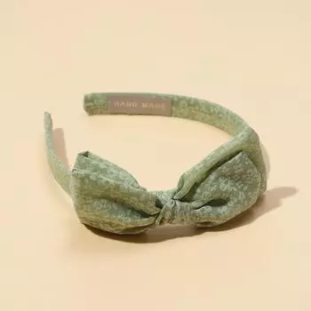 Новый Принтованный Бант Детская Повязка на Голову Широкополая Универсальные Резинки для Волос Милые Детские Резинки для Волос Женские Аксессуары для Волос Детская Повязка на Голову