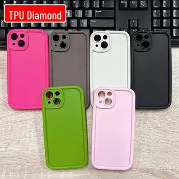 Новый прочный чехол Diamond Sand для iPhone 14/11 Pro, защитный чехол для мобильного телефона от падений iPhone 7Plus/8Plus розы красного