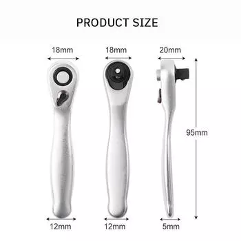 Новый прочный высокопрочный мини-ключ с храповым механизмом на 72 зуба, быстрый и экономичный торцевой ключ с храповым механизмом 1 шт.