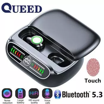 Новый продукт Беспроводная Bluetooth-гарнитура TWS Сдвижная крышка Внутриканальная дышащая гарнитура 5.3 чёрный