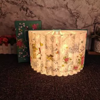 Новый продукт креативный настраиваемый подарочный светильник для книг USB зарядка ночник подарочный цветок морской экран лампа