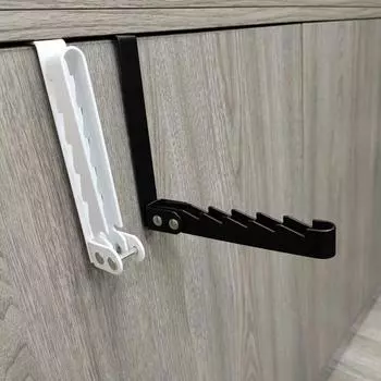 Новый продукт Креативный складной артефакт для подвешивания одежды Невидимый внутренний дверной цилиндр для хранения шляп Крючок для одежды белый