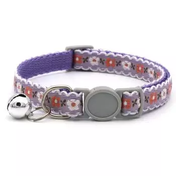 Новый продукт оригинальный питомец цветок собака кошка кружево пряжка безопасности колокольчик ромашковый ошейник ошейник ошейник 19-32cm