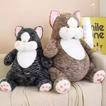 Новый продукт Popo Cat Doll Мягкая игрушка Мультяшная толстая кошка Большая кукла Кукла Crazy Doll Machine Doll 40cm
