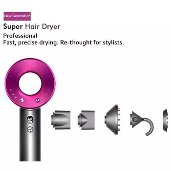Новый профессиональный фен с насадкой Flyaway Negative Ionic Premium HD08 Фены Многофункциональный инструмент для салонного стиля