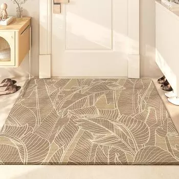 Новый простой коврик для входной двери, ковровое покрытие для крыльца, впитывающий, износостойкий, нескользящий и простой в уходе коврик 50*80cm