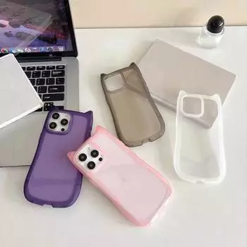 Новый прозрачный чехол для телефона с кошачьей головой для iPhone 11/12/13/14/15 iphone 11