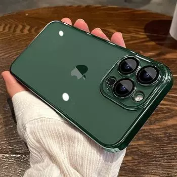 Новый прозрачный чехол для телефона с рамкой и рамкой для IPhone 15 14 13 12 11 Pro Max 14 Plus, пылезащитный чехол с полным объективом For iPhone 15