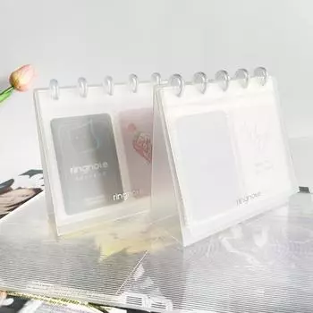 Новый прозрачный настольный фотоальбом Simplicity DIY держатель для фотокарт 3 дюйма/3,5 дюйма декоративный органайзер для фотографий