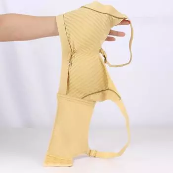 Новый регулируемый бюстгальтер без стального обода, сексуальное нижнее белье средней толщины с бретельками из легкого хлопкового кислорода по бокам 34 yards/75B чёрный