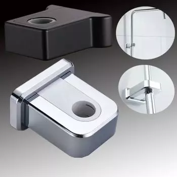 Новый регулируемый держатель для душевой штанги, пластиковый полезный держатель для штанги, зажим для крепления трубы в ванной, аксессуары для ванной комнаты