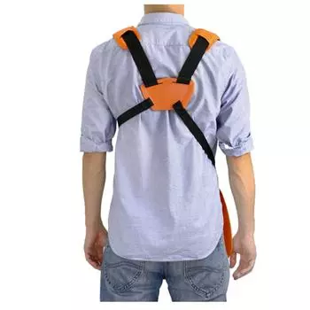 Новый ремень для газонокосилки, регулируемый ремень для триммера для травы, двойное плечо, экономия труда, ремень для секатора, плечевой ремень для косилки жёлтый