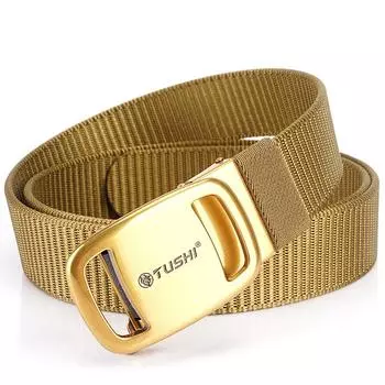 Новый ремень, мужской и женский молодежный ремень с автоматической пряжкой, деловой повседневный ремень, утолщенный нейлоновый ремень 120cm