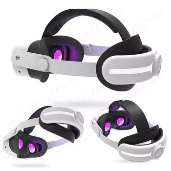Новый ремешок на голову для Meta Quest 3/Quest 3S Регулируемый ремешок Elite для Oculus Quest 3S/3 Аксессуары Замена ремешка для гарнитуры VR белый