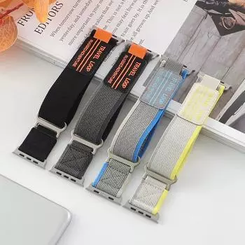 Новый ремешок Trail Loop для Apple Watch, ремешок 49 мм, 44 мм, 40 мм, 45 мм, 41 мм, 42 мм, 44, 45, 49 мм, браслет Correa iWatch Ultra series 7, 6, 5, 3 se 8