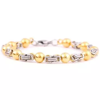 Новый ретро круглый железный шар из титановой стали, мужской уникальный хипстерский браслет с пряжкой, простой мужской браслет чёрный