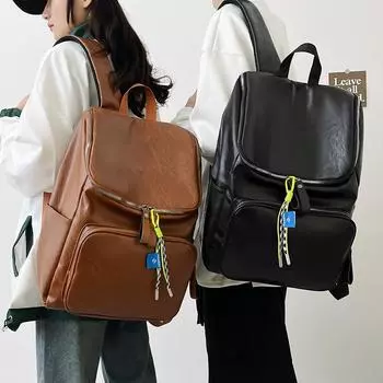 Новый ретро-рюкзак из искусственной кожи, рюкзак для компьютера, корейская версия модного рюкзака для путешествий, вместительный школьный рюкзак для школьников