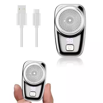 [Новый режим Новые функции теперь доступны] POUSUTONG маленькая электробритва электробритва электробритва маленькая бритва бритва мужская бритва 3 лезвия роторная