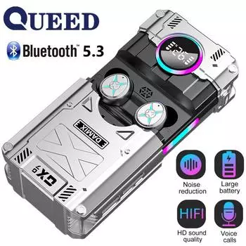 Новый рисунок беспроводной Bluetooth-гарнитуры с шумоподавлением и низкой задержкой TWS Entry-ear чёрный