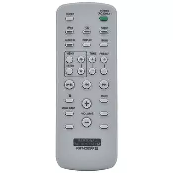 Новый RMT-CS2iPA для дистанционного управления персональной аудиосистемой Sony ZS-S2iP ZS-S4iP белый