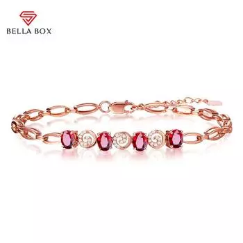 Новый роскошный браслет Seiko высокого класса с темпераментом цвета голубиной крови и имитацией красного турмалина, женские украшения для рук ярко-розовый