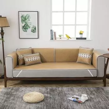 Новый ротанговый коврик для дивана, летняя подушка для сиденья, утолщенный коврик, нескользящая подушка для сиденья, создающая ощущение холода 60*60cm