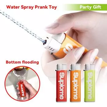Новый розыгрыш игрушка-распылитель воды модель зажигалки декомпрессионная игрушка инъекция воды розыгрыши розыгрыш дети взрослые подарки