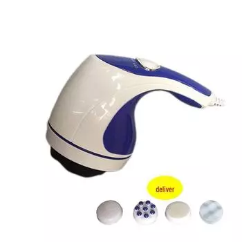 Новый ручной массажер для сжигания жира с электрическим массажером — прибор для ухода за телом, идеально подходящий для массажа шеи. Round Plug (EU Standard)