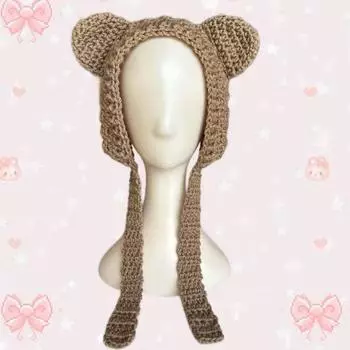 Новый ручной работы двойной конский хвост рыжий парик для взрослых и детей в одном стиле шапка