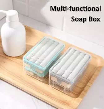 Новый ручной скраб для чистки мыла многофункциональный пузырьковый ящик бытовой автоматический мыльный дренажный ролик для сушки мыла