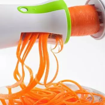 Новый ручной спиральный аппарат для нарезки лапши, цуккини, спагетти, макаронных изделий, овощерезки