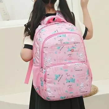 Новый рюкзак большой вместимости, модный и универсальный, школьная сумка для девочек начальной школы, милый, легкий, повседневный рюкзак