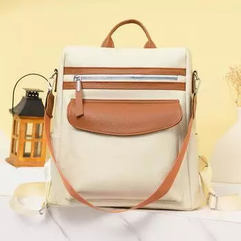 Новый рюкзак для женщин, большая вместимость, ретро, сумка двойного назначения на одно плечо, повседневный женский рюкзак для путешествий на открытом воздухе