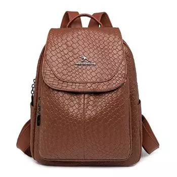 Новый рюкзак для женщин, повседневный, для женщин среднего возраста, вязаный дорожный рюкзак для женщин