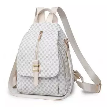Новый рюкзак, модная женская сумка в европейском и американском стиле, популярный рюкзак в стиле ретро белый