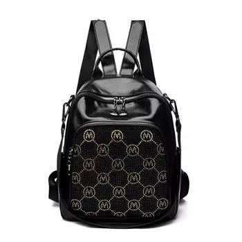 Новый рюкзак с бриллиантами и стильный повседневный и модный женский рюкзак для поездок на работу и обратно