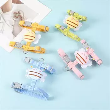 Новый, самый лучший, прочный, удобный, антипотеряющийся комплект шлейки в форме пчелы для щенков, собак, кошек. Премиум-мягкие расходные материалы обеспечивают P S