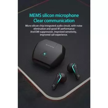 Новый Sanag X Pro Anc с шумоподавлением IPX-5, водонепроницаемые настоящие беспроводные наушники с низкой задержкой, игровая Bluetooth-гарнитура Tws