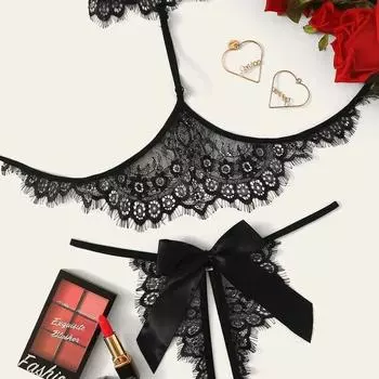 Новый сексуальный комплект эротического нижнего белья с тремя точками выреза, прямые продажи. S