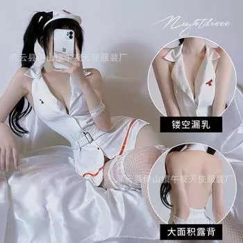 Новый сексуальный костюм медсестры для косплея, японская мини-юбка, дразнящая, соблазнительная, кровать, страстный, свободный костюм 9991 one size fits all