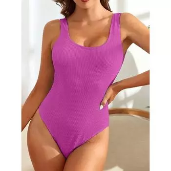 Новый сексуальный тонкий цельный купальник для женщин-бикини S