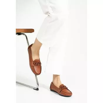 Новый сезон модная женская обувь с цепочкой и пряжкой, удобная подошва, мокасины 001-179-23