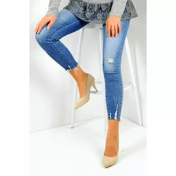 Новый сезон Туфли-лодочки Стильные классические женские туфли на коротком каблуке Stiletto A11905