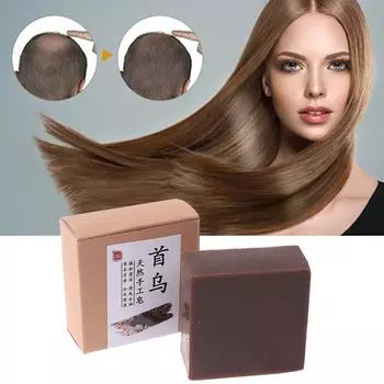 Твёрдый шампунь от седины